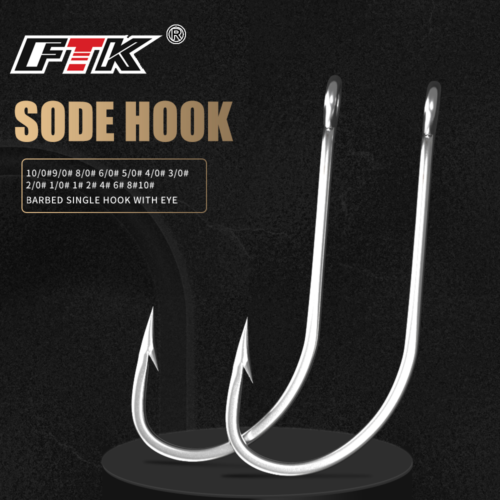 FTK Fishing Hooks 1-10#50PCS 1 - Fishing Hook Offset recensie en prijs