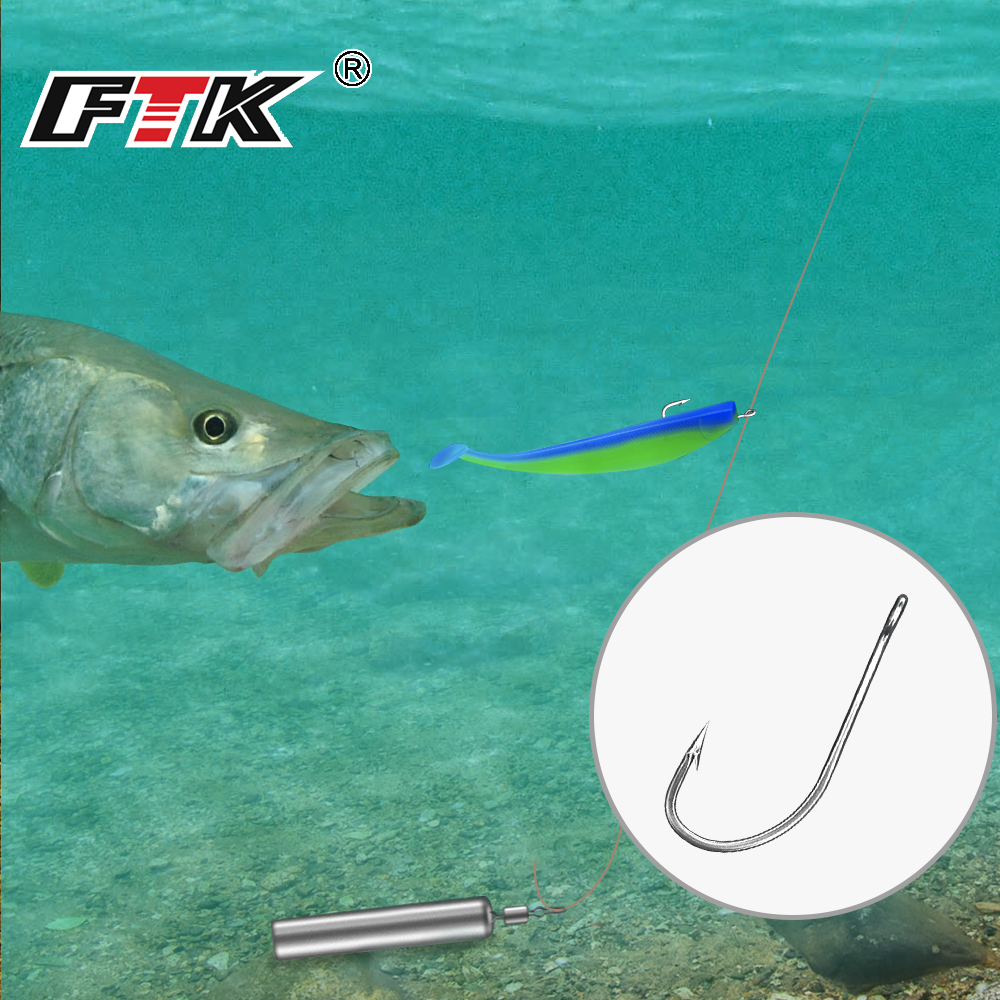 FTK Fishing Hooks 1-10#50PCS 1 - Fishing Hook Offset recensie en prijs