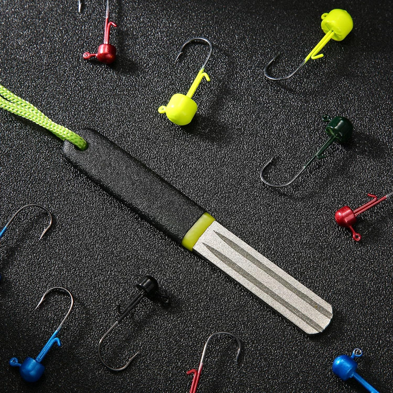 4 Colors Portable Outdoor Doub - Fishing Hook Sharpener recensie en prijs