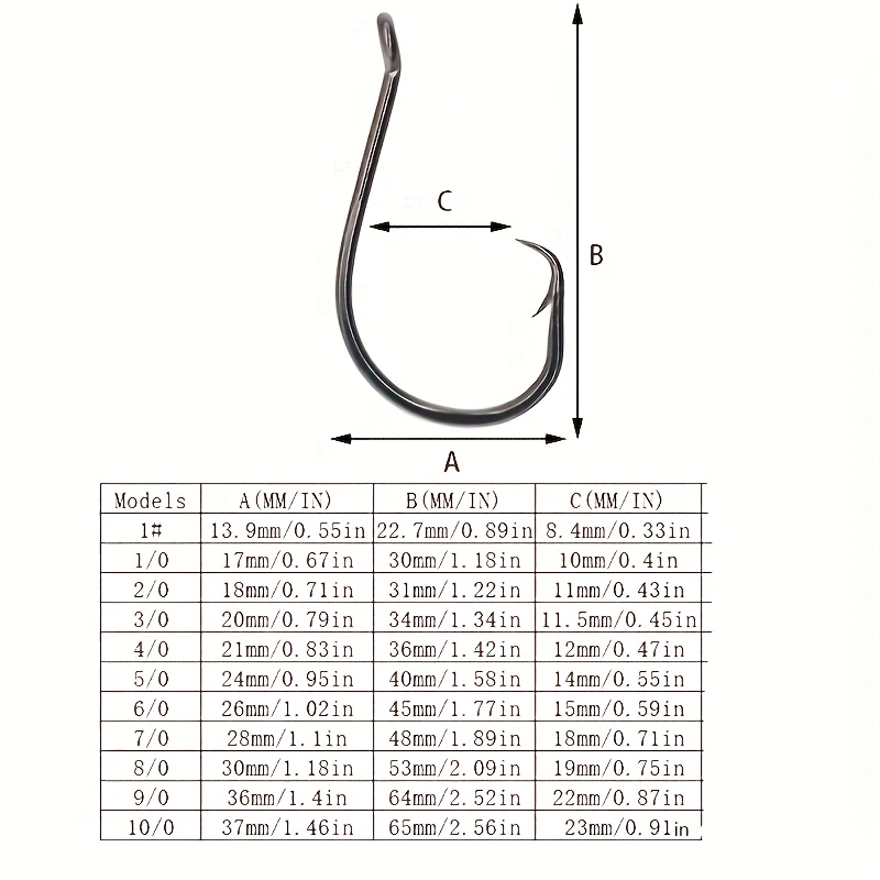 50pcs Circle Hooks Fishing Equ - Fishing Hook Circle recensie en prijs