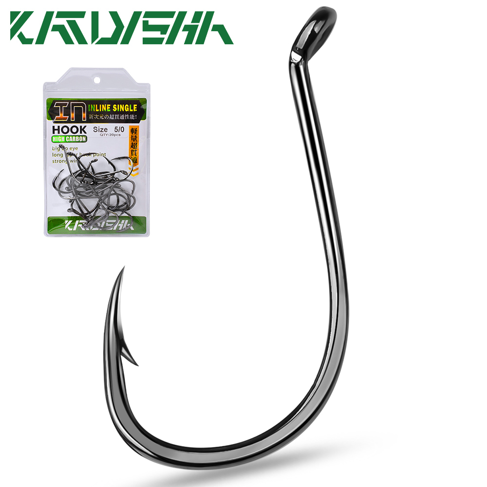 KATYUSHA  100PCS J Hooks 1/0-2 - Fishing Hook Offset recensie en prijs