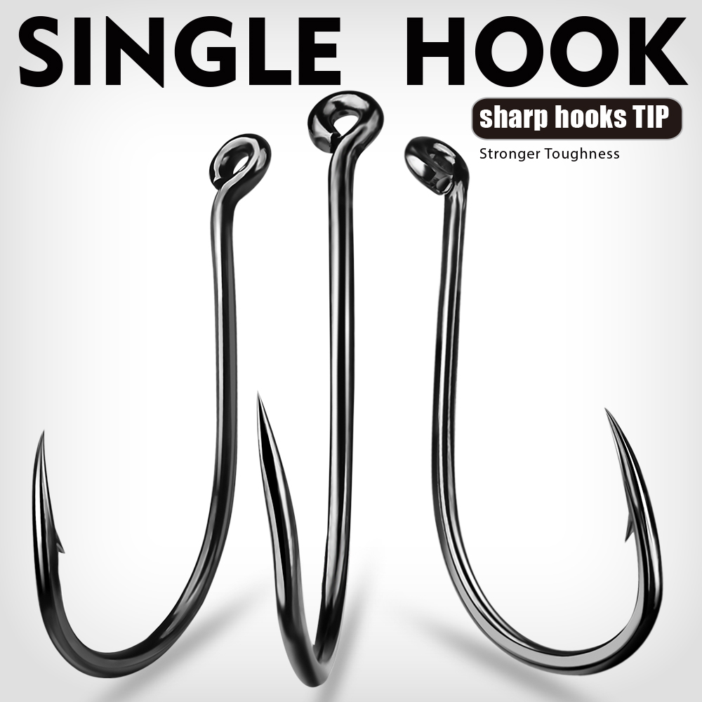 KATYUSHA  100PCS J Hooks 1/0-2 - Fishing Hook Offset recensie en prijs