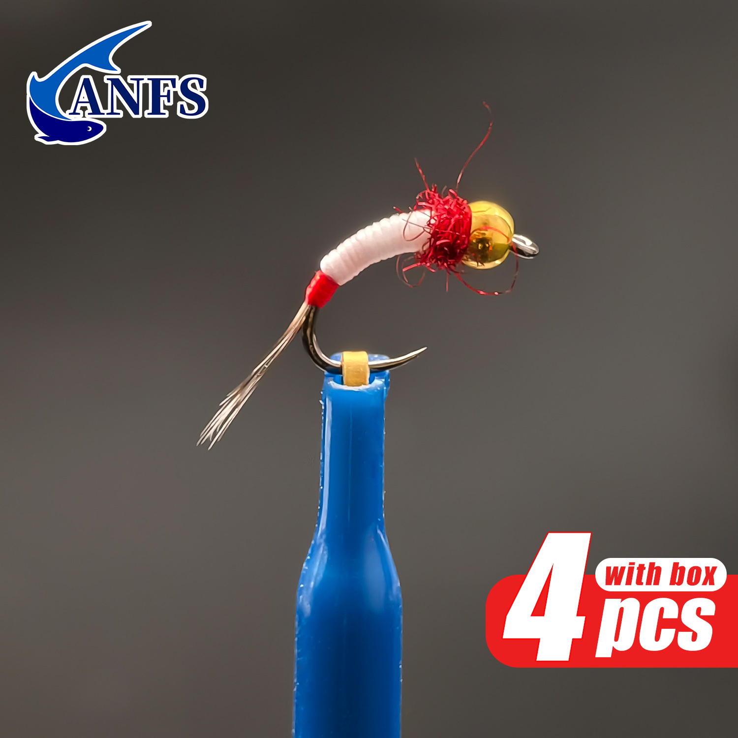 ANFS 4pcs Midge Nymph Flies As - Fishing Hook Assortment recensie en prijs